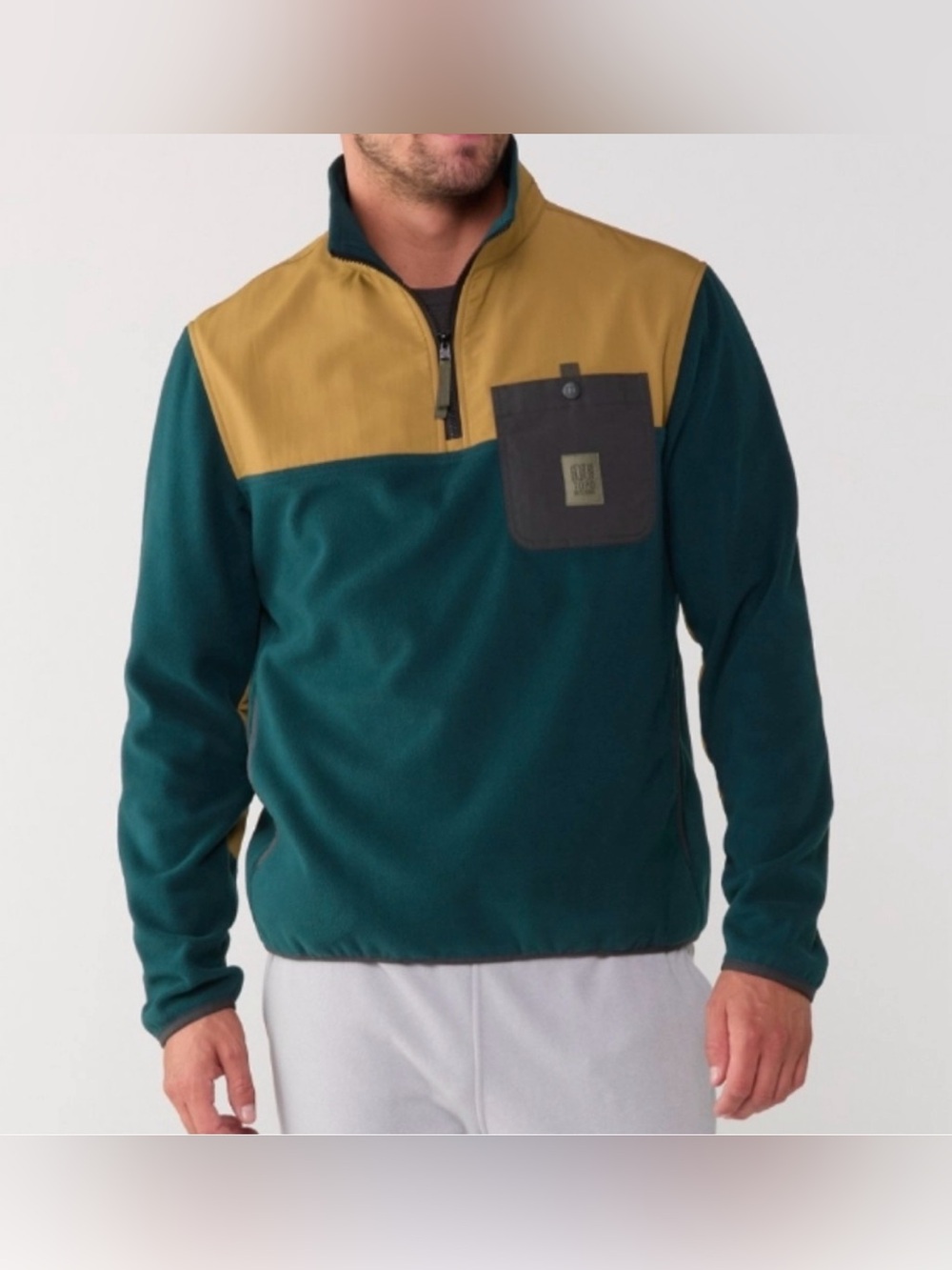 Topo Designs men’s Vista Quarter-Zip Lightweight
Fleece Pullover